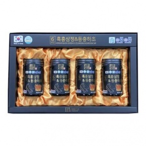Cao Hắc Sâm Đông Trùng Hạ Thảo Korean Black Ginseng Hàn Quốc 4 Lọ x 240g Chính Hãng